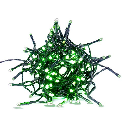 Cambia colore LED string Lights. Multicolore Fairy Lights. Il controller per selezionare il colore desiderato o modalità Select sbiadimento. Per interni ed esterni da Qbis, Multi, 160 LED