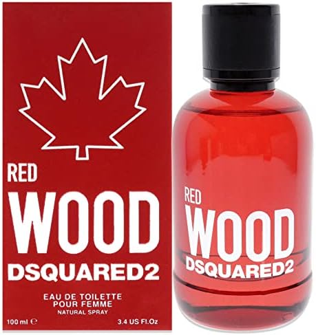DSQUARED2 Profumo Per Donna Eau De Toilette - Linea Red Wood, Fragranza A Base Di Legno, Persistente - Spray, 100 ml