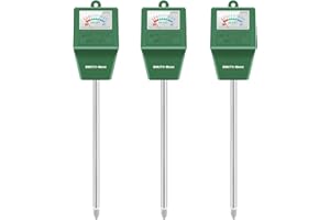 BMUT 3 medidores de humedad para tierra y plantas, medidor de humedad del suelo, para jardín, plantas de interior y agricultura