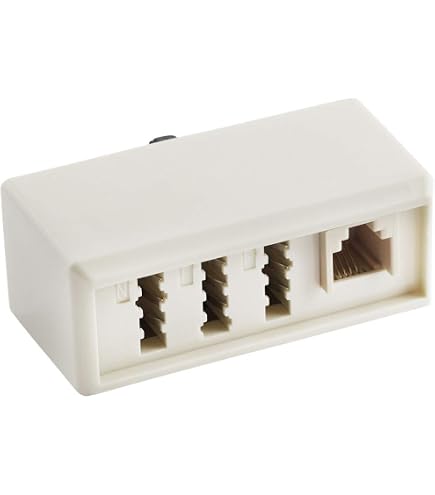 Kabelmeister 20cm Teléfono Adaptador De Enchufe A 2X TAE-F Zócalo, La