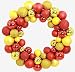 Produktbild Queta Weihnachtskugeln Baumschmuck Weihnachtsbaum Weihnachtskugeln Set 55pcs Weihnachtsball Girlande für Weihnachten Dekoration (Rot&Golden)