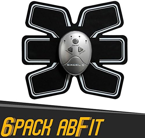 Six Pack 6 Ab Toner Fitness Gym Tracker Workout Muscle Abdominal Toning Device - Excercise For Your Ab Muscles in 20 Minutes!