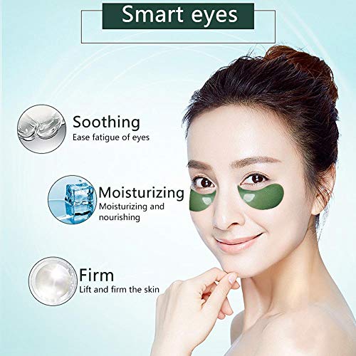 60 stücke Spiral Algen Augenpflege Masken Feuchtigkeitsspendende Feuchtigkeitsspendende Beruhigende Straffende Augenhaut Anti - aging Entfernen Augenringe Unter - Augen - Schwellungen Augenfalten und