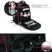 Bebamour Nappy Changing Backpack Large Capacity Baby Bag Backpack (Purple)