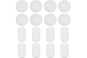 DICOSMETIC Cada estilo Estampación Colgantes de Etiquetas en blanco Estampación plana redonda Colgantes en blanco Forma Escudo Estampación de espacios en blanco para la fabricación de la joyería