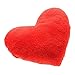 Soft Love Heart Shape Fluffy Pillows Cushions Block Gifts Sofa Decoration Red