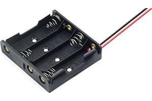 4 x batterihållare AA batterihållare batterilåda kabelbehållare