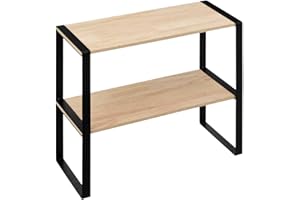 5 FIVE SIMPLY SMART 5five - étagère 2 niveaux 40x35cm blackwood