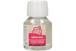 FunCakes Edible Glue: Transparant, For Sugarcraft Work and Cake Decorating, 50 g.