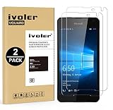 [2 Pack] Microsoft Lumia 650 Protector de Pantalla, iVoler [0.3mm Dureza...