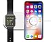 Produktbild iGuard - Ladestation Wireless MAGNETISCH für die Apple Watch 38mm 42mm Serie 1 2 3 4 & für Apple iPhone XS MAX XR XS 8 8+ X (10) - MFI Zertifiziert - USB Kabel - Weiss