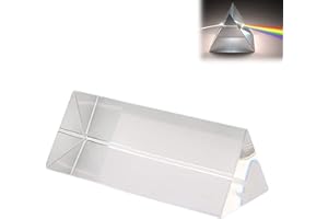 Prismes, Prisme Photographie, Prisme Triangulaire, Cristal Triangulaire, Photographie Prisme en Verre Cristal Triangle De Verre pour Prisme Triangulaire pour Effet Photo 50*30*30mm,Avec Boîte Cadeau