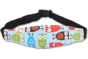 FEZF 1 pièces enfant voiture bandeau voiture ceinture de sécurité réglable appuie-tête enfants voiture bandeau protéger cou/épaules