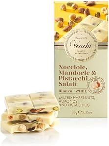 Venchi - Tavoletta Nocciolata Bianco Salato 95 Gr