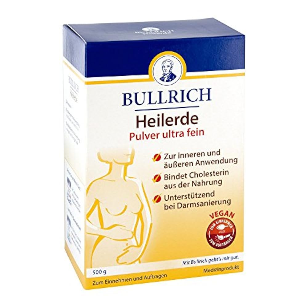 Bullrich Heilerde Pulver ultra fein, 500 g Pulver