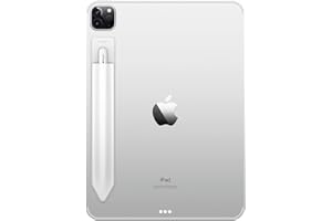 elago Funda Portalápiz Compatible con Apple Pencil 2ª, 1ª Generación, Bolsillo Adhesivo, Se Adhiere al Estuche de la Tableta, Cuerno PU y Licra Suave, Bolsillo Elástico, Anti-Arañazos (Blanco)