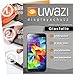 Produktbild uwazi Samsung Galaxy S5 Semi Glasfolie - gehärtete Schutzfolie mit Spezialbeschichtung gegen Fingerabdrücke