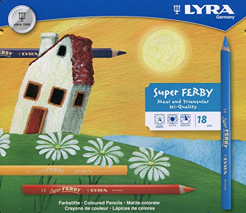 LYRA Super Ferby Kartonetui mit 18 Farbstiften, Sortiert