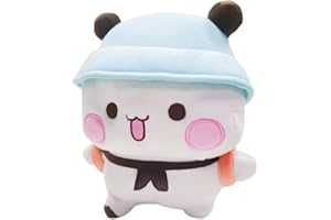 NAVESO Peluche Bubu y Dudu, Peluche de Bubu y Dudu Oso y Panda, Almohada de Peluche, Cojín de Peluche, Juguete de Peluche para Niños, Peluche Animal, Cute Pillow para Niños y Niñas