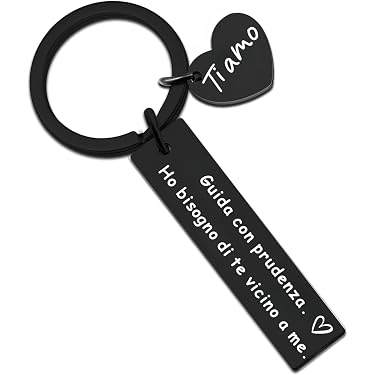 Portachiavi doppio specchietto con incisione | Personal Gift