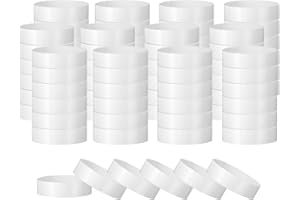 PATIKIL Paper Wristbands for Events, 500 Pack Neon Party Wrist Bands, Colored Waterproof Concert Identification Wristbands Hand Bands for Bar Entrance Admission White