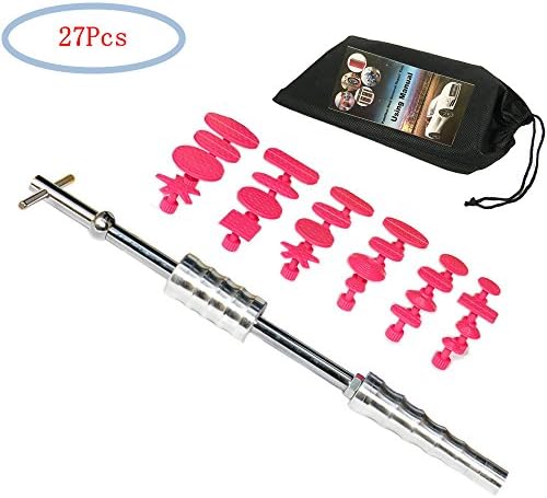 Shitongda Car Dent Puller Slide Hammer with 24Pcs Glue Tabs For Auto Paintless Removal Dent Repair