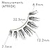 SocialEyes Vixen Lashes Natural Fake False Eyelashe Eye Lashes Black 3 Packs