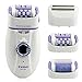 3 IN 1 Women Lady's Electric Rechargeable Body Hair Shaver Epilator Callus Remover Bikini Line Smooth Leg Armpit Trimmer