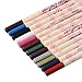 Mcitymall77 12 Colors-SET Eyeliner Liquid Make Up Beauty Comestics Eye Liner Pencil Pen Set Kit-16CM