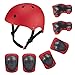 Produktbild SKL Kinder Sport-Schutzausrüstung 7PCS Knieschoner Ellenbogenschoner Handgelenkschutz Helm Schutzset Skateboard Rollerblades Radfahren Reiten Radfahren Fahrrad und Outdoor-Aktivitäten