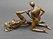 Produktbild Antike Fundgrube 2 Bronze Figuren Skulpturen Mann und Frau beim Liebesspiel (5644)