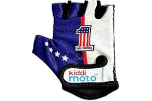 KIDDIMOTO Guanti da Bicicletta per Bambini/Ragazzo/Ragazza - Guanti Ciclismo Corto Mezze Dita