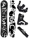 AIRTRACKS Snowboard Komplett Set / Refractions Game Wide +...