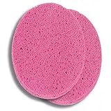 Donegal - Facial Skin Care, Deep Cleansing Facial Cellulose Sponges, Make-up Remover - 2 pcs Pink