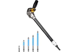 Drill 90 Degree Adapter - Compact Non-Slip Grip Right Angle Attachment