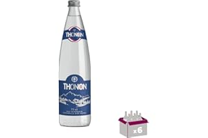 WINE AND MORE Thonon - Eau minérale naturelle plate - 6 X 75 cl verre perdu