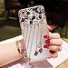 Produktbild Transparent Hülle für Samsung Galaxy Note 8, Aearl PC Hart 3D Muster Bling Glitzer Diamant Quaste Schutzhülle Case Kristall Klar Strass Steinern Anhänger Handytasche Schale Handyhülle Cover für Samsung Galaxy Note 8 - Schwarz weißer Diamant und schwarz weiße Diamant Quaste