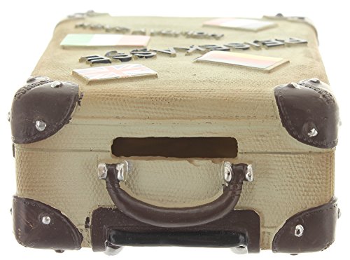 Spardose,Sparbüchse Reisekoffer aus Polyresin - 2