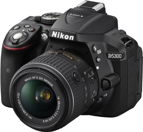 Nikon D5300 SLR-Digitalkamera (24,2 Megapixel, 8,1cm (3,2 Zoll) LCD-Display, Full HD, HDMI, WiFi, GPS, AF-System mit 39 Messfeldern) Kit inkl. AF-S DX 18-55 VR II Objektiv schwarz Nikon D5300 SLR-Digitalkamera (24,2 Megapixel, 8,1cm (3,2 Zoll) LCD-Display, Full HD, HDMI, WiFi, GPS, AF-System mit 39 Messfeldern) Kit inkl. AF-S DX 18-55 VR II Objektiv schwarz Bilder