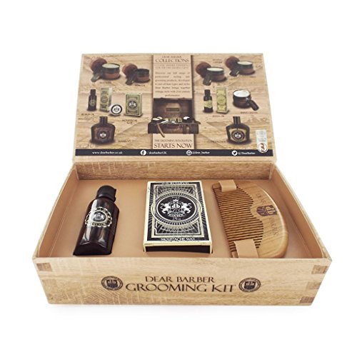 Dear Barber Beard Grooming Mens Gift Set Collection - 3