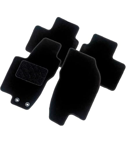 Tapis De Sol Conducteur Sur Mesure Pour Peugeot 308 CC 2009-2014 - Fabriqué En Italie - Moquette Ignifuge Avec Talonnette Renforcée