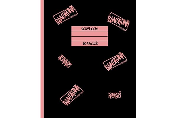 Composition Notebook: Blackpink Inspired Notebook 110 pages 7.5 x 9.25"