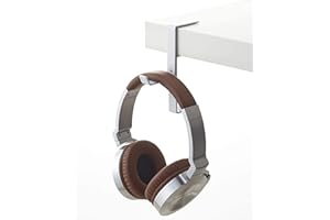 OneCut Headphone Hanger Hook, Universal Aluminum Metal Earphone Stand Holder for Bag Hook and PC Gaming Headset & Bluetooth Wireless Headphones