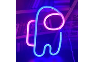 Nordstylee Letrero de neón con forma de astronauta, luces de neón decorativas para colgar luces de neón USB o funciona con pilas para el hogar, dormitorio, bar, regalo, arte decoración de pared