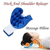 Gaddrt Oreiller de détente de cou et d'épaule, oreiller de massage de soulagement de douleur de cou, oreiller de soutien de cou