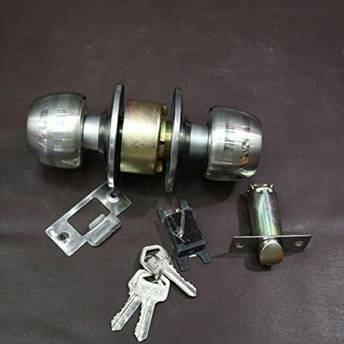 VanMe Spherical Lock Indoor Bathroom Door Stainless Steel Door Ball Lock Copper Heart Double Line