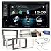 Produktbild Kenwood DDX-317BT Bluetooth CD USB Einbauset für Opel Astra H Corsa D Zafira B, Farbe der Radioblende:Klavierlack Schwarz (Piano Black)