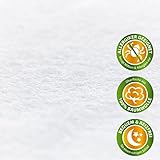 Lumaland Wasserundurchlässige Matratzenauflage Kopfkissenschoner in verschiedenen Größen 90x200cm - 5