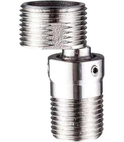 SRMAN 2X Regolazione 'Angolo Del Tubo Di Aspirazione Soffione Doccia Nel Rame Angolato Curvo Piede Eccentrico Vite Angolo Rubinetto Accessorio B