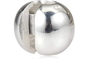 YIRONG JEWELRY Breloque en argent sterling 925 avec fermoir rond pour bracelet Pandora (argent)